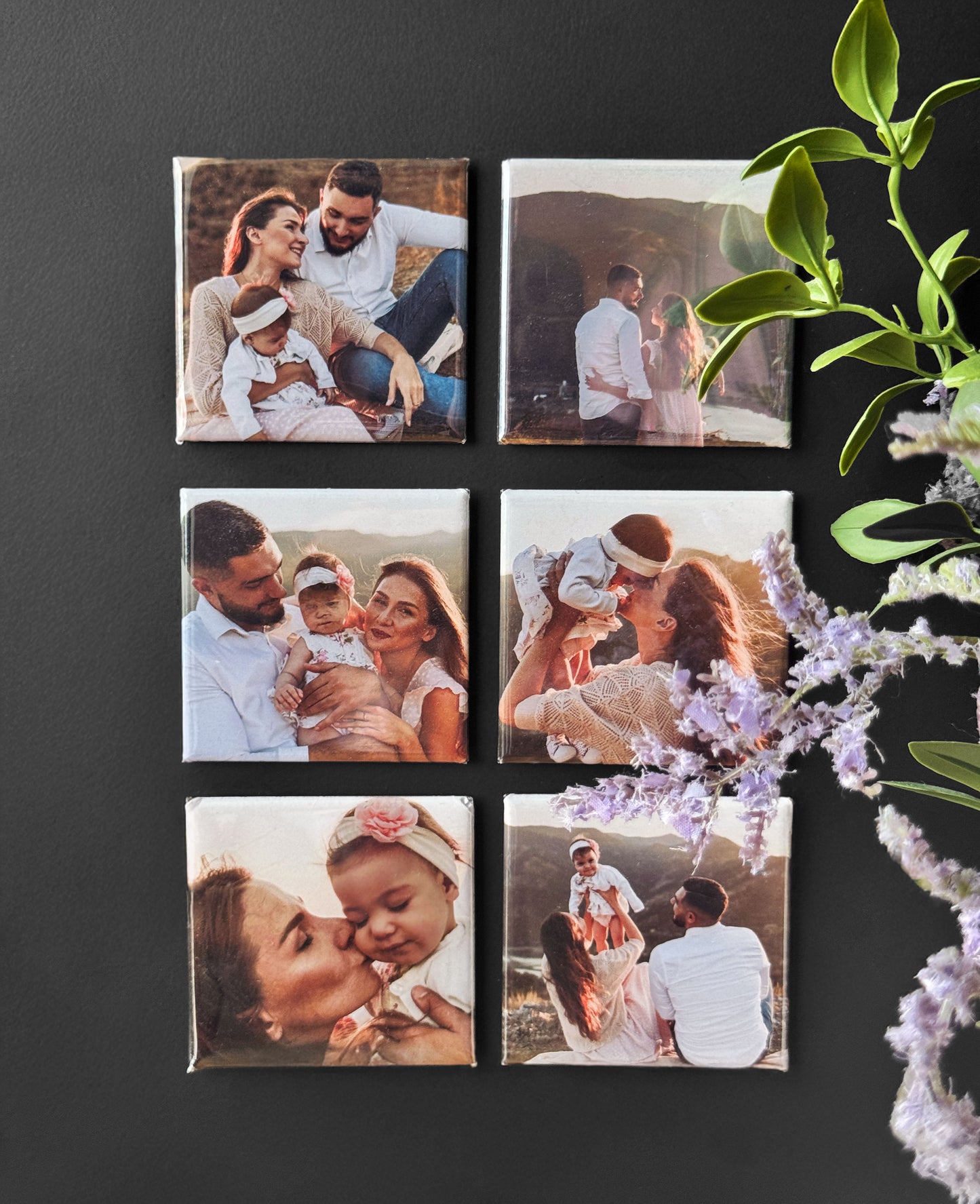 Set of 6 Photo Magnets