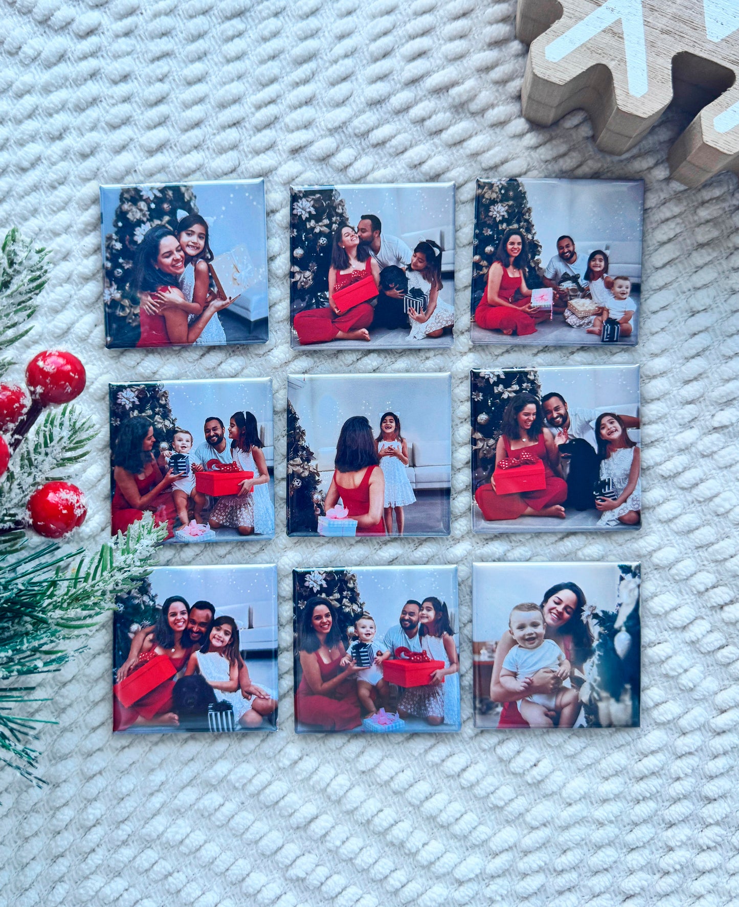 Set of 9 Photo Magnets